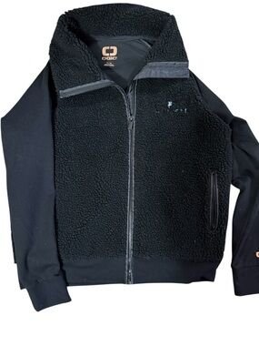 OGIO Black Sherpa Full-Zip Jacket